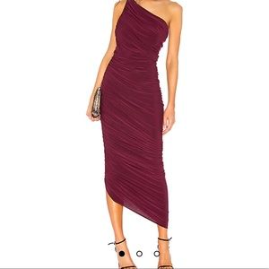 Norma Kamali diana gown in purple size S